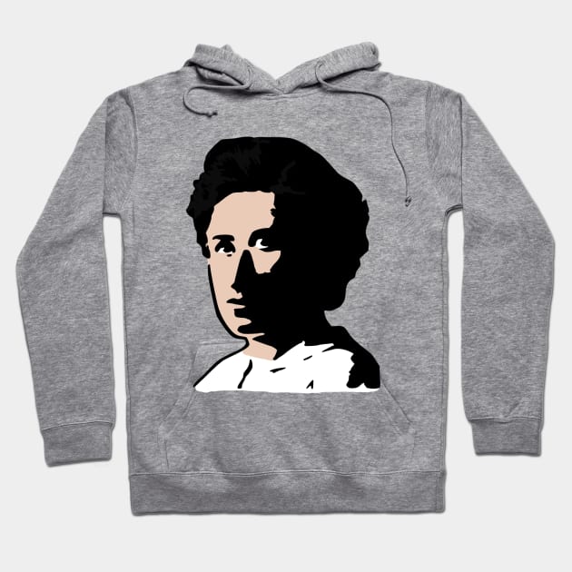 Rosa Luxemburg German Socialist Revolutionary Hoodie by RevolutionToday